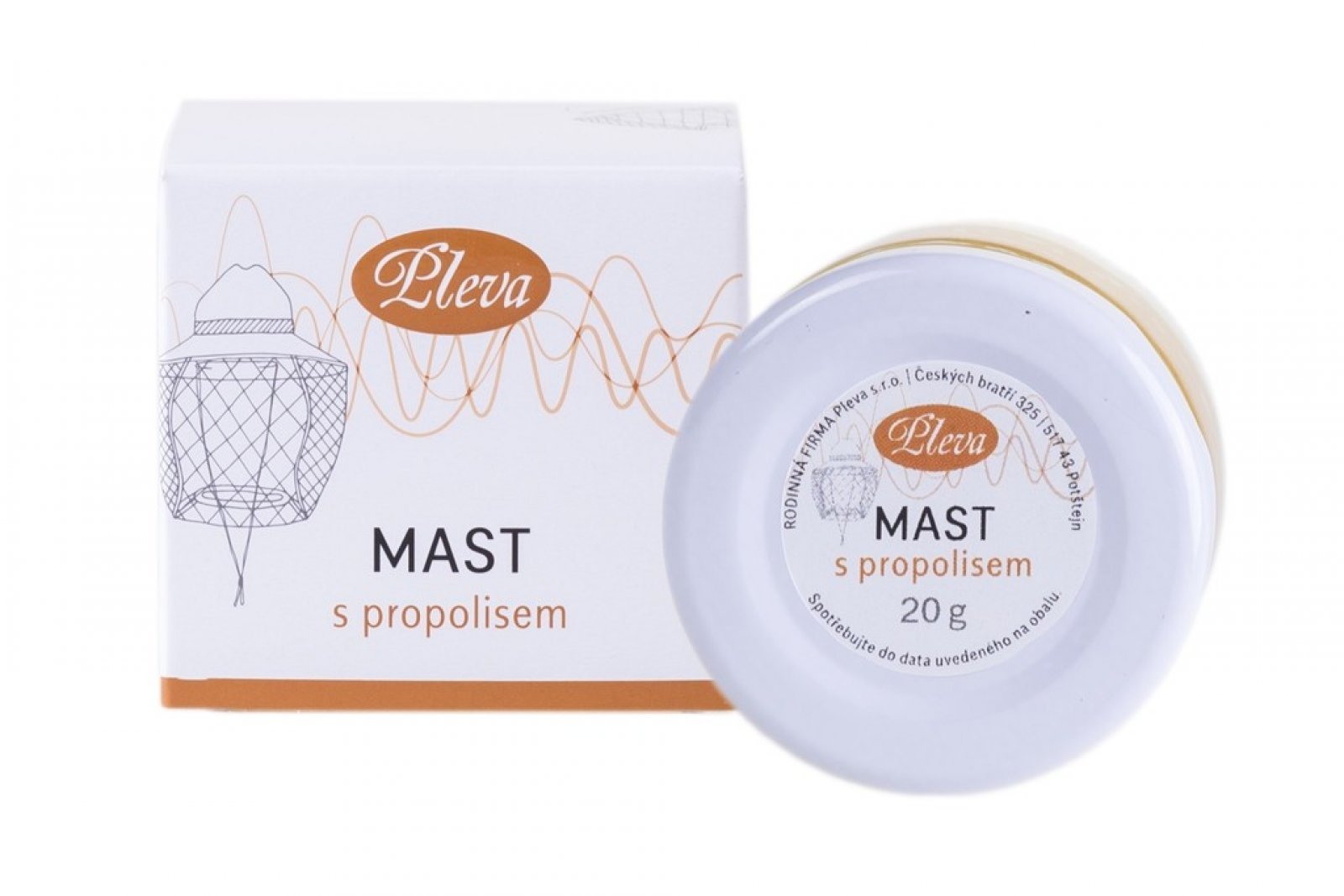 Pleva Mast s propolisem 20g